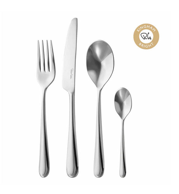 Robert Welch Kingham Bright Cutlery Set, 24 Piece for 6 People