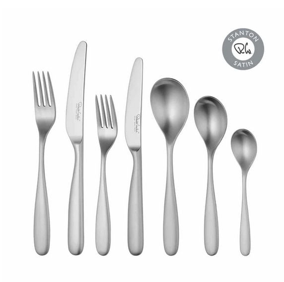 Robert Welch Stanton Bright Cutlery Set, 56 Piece for 8 People