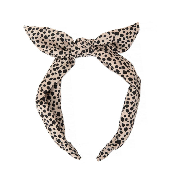 Rockahula Luna Leopard Tie Headband