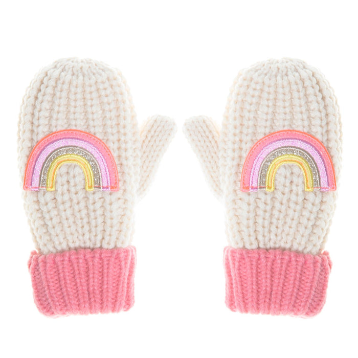 Rockahula Disco Rainbow Knitted Mittens
