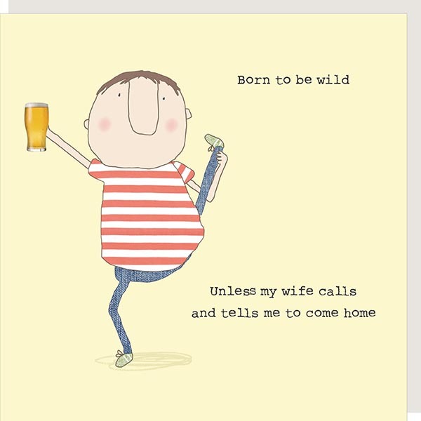 Rosie Made A Thing Card -Born To Be Wild