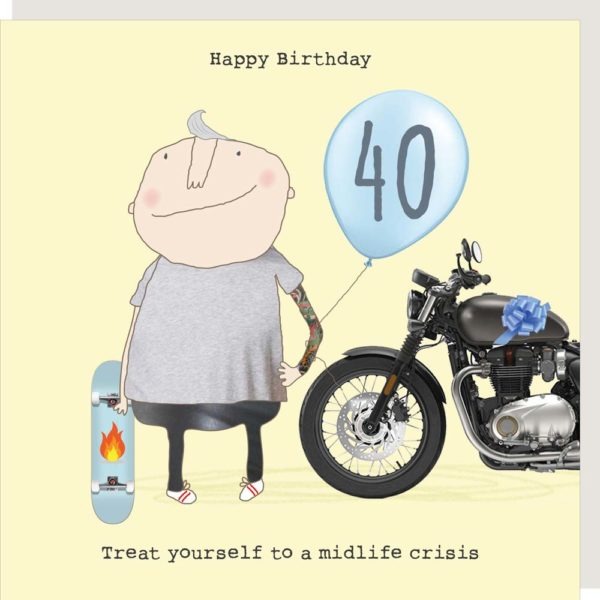 Rosie Made A Thing Card -Boy 40 Crisis