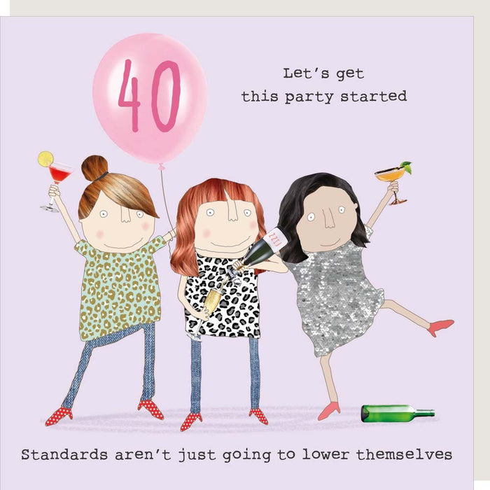 Rosie Made A Thing Card -Girl 40 Standards