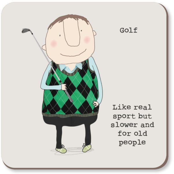Rosie Made A Thing - Golf Coaster