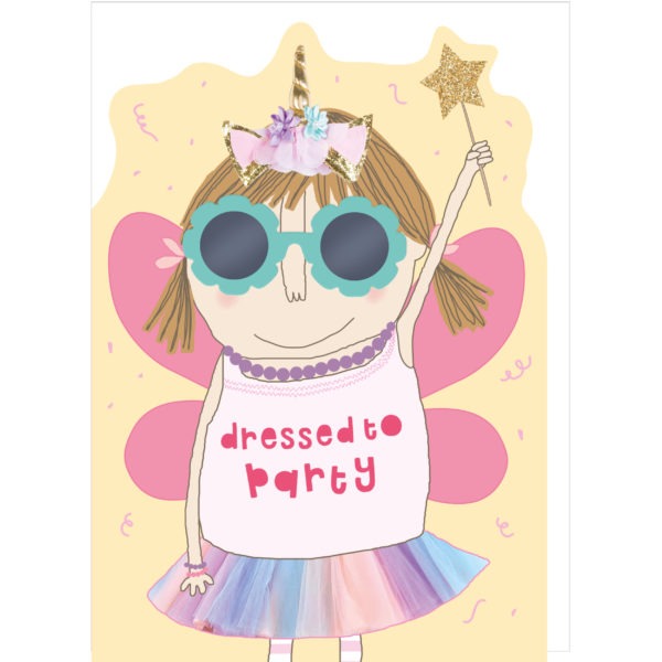 Rosie Made A Thing Card - Party Dress