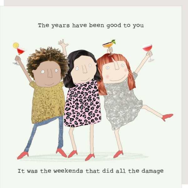 Rosie Made A Thing Card -Weekends