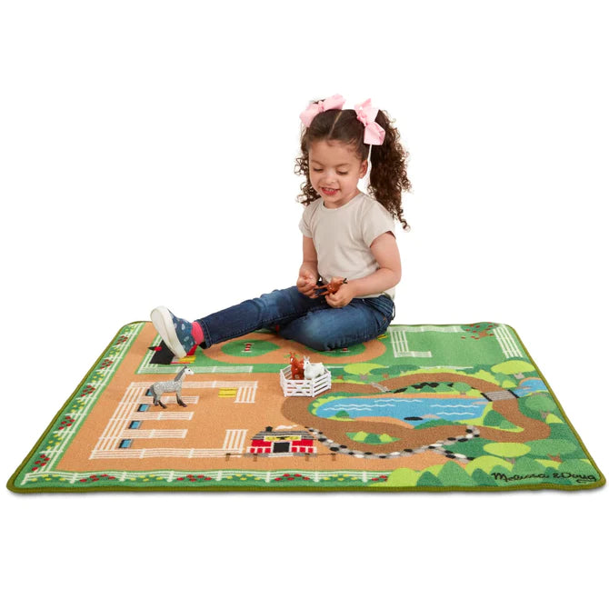 Melissa and Doug Around the Ranch Horse Rug