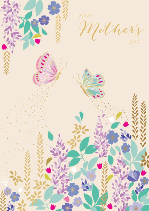 Sara Miller Butterfly Happy Mother's Day Card