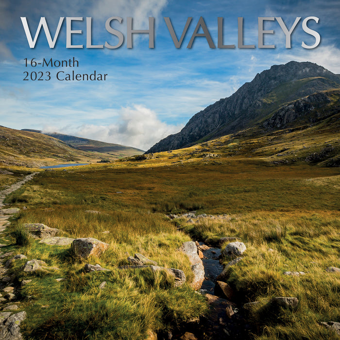 The Gifted Stationery Company 2023 Square Calendar - Welsh Valleys