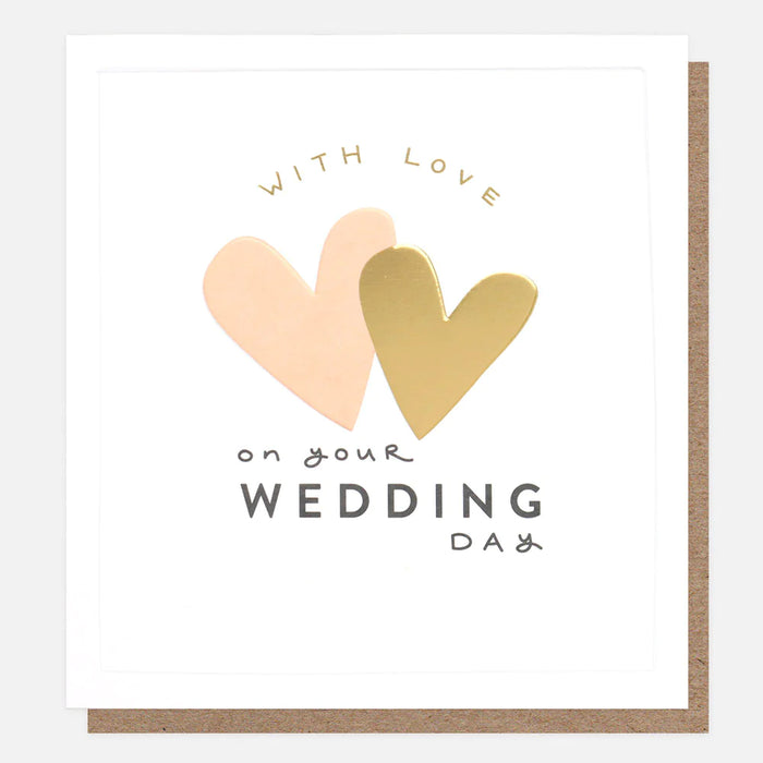 Caroline Gardner Hearts Wedding Card