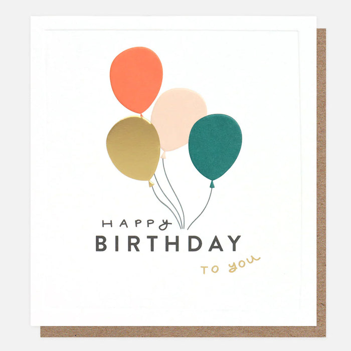 Caroline Gardner Balloons For You Birthday Card