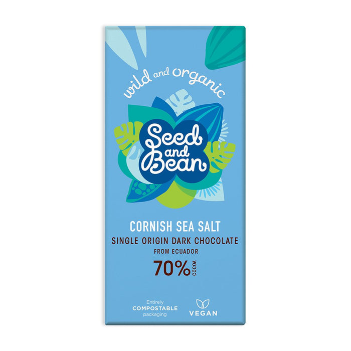 Seed & Bean Sea Salt Dark Chocolate Bar