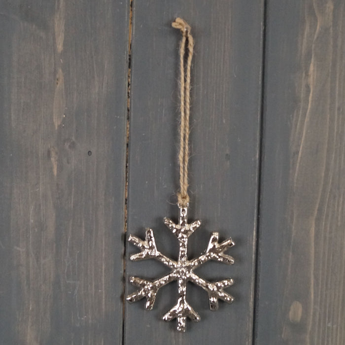 Satchville Metal Hanging Snowflake