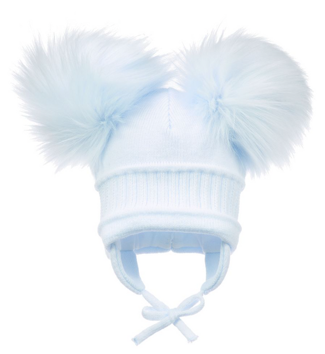 Sätila of Sweden Blue Pom-Pom Hat