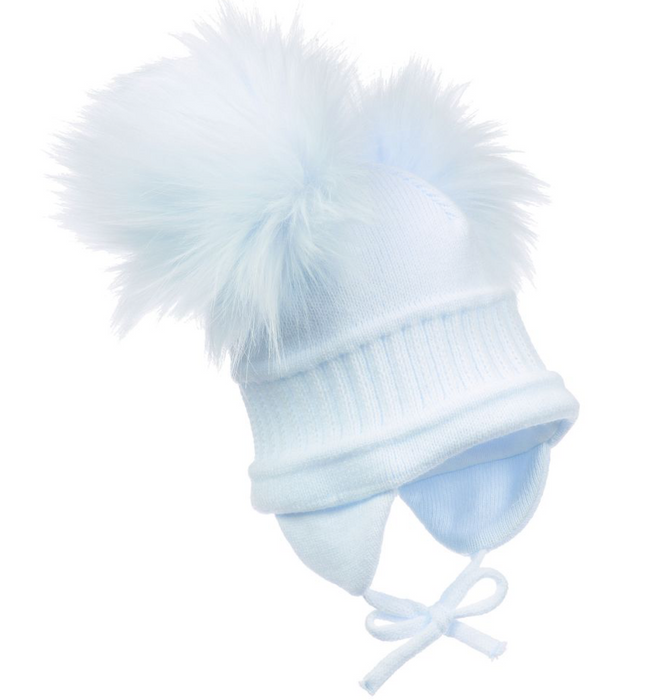 Sätila of Sweden Blue Pom-Pom Hat