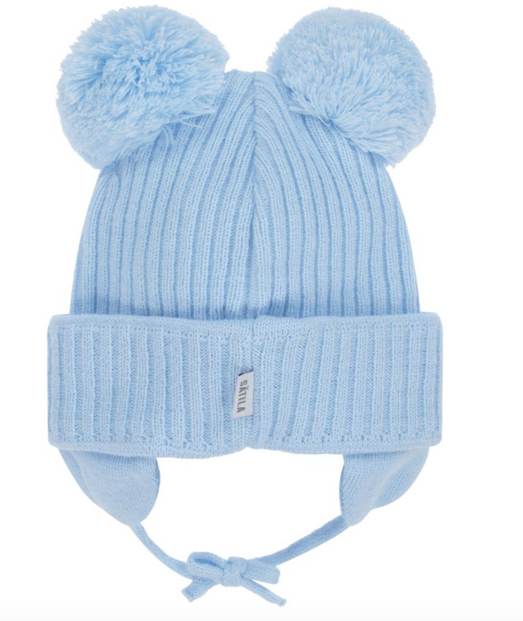 Sätila Of Sweden Minnie Ribbed Beanie Hat In Light Blue