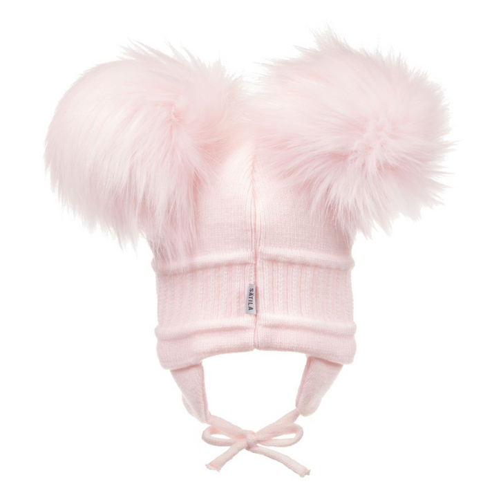 Sätila of Sweden Pink Pom-Pom Hat