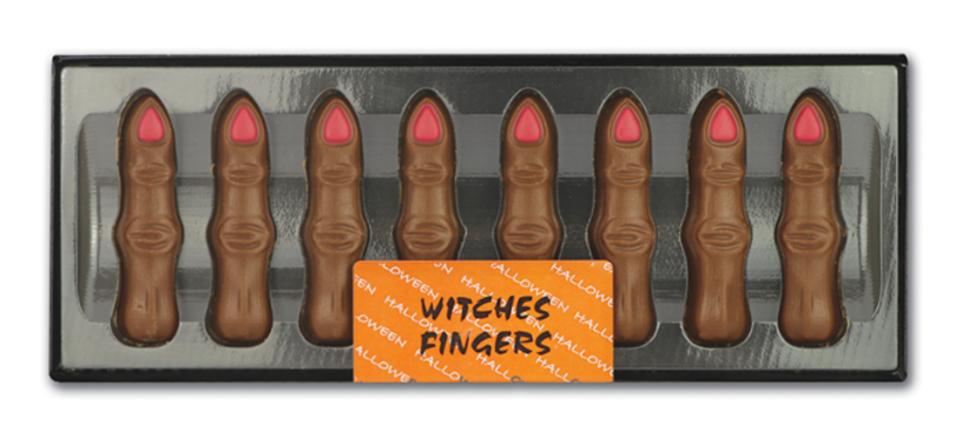 Halloween Hand Decorated Chocolate Witches Fingers