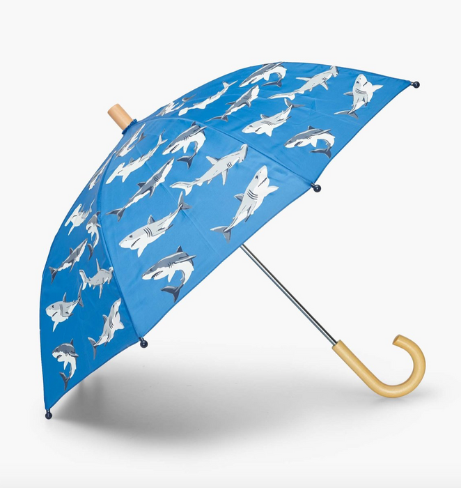 Hatley Deep-Sea Sharks Colour Changing Umbrella