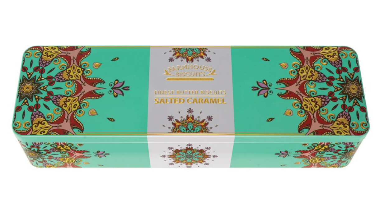 Kensington Gift Tin with Salted Caramel Biscuits