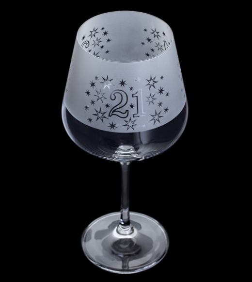 Dartington Aspect Copa 21st Birthday Wine Glass
