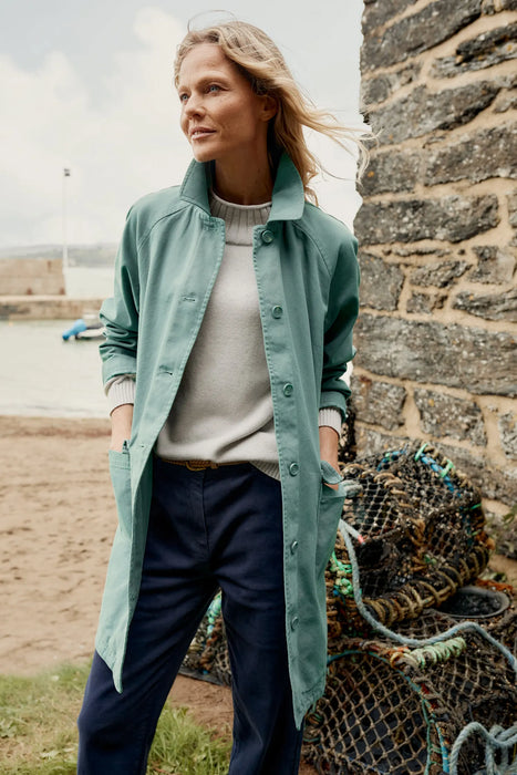 Seasalt Long Womens Thyme Roberts Coat Maple Gifts