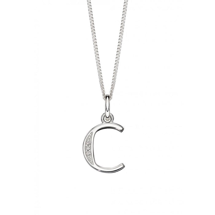 Birthstone 'C' Initial Necklace