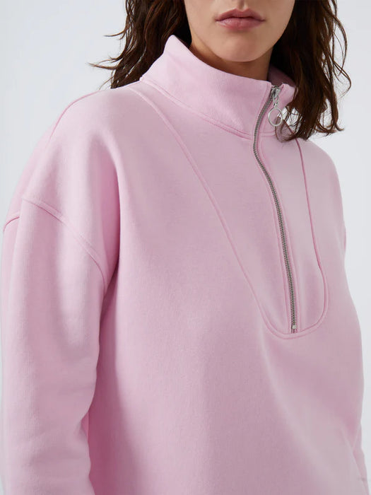 Great Plains Womens Summer Sweatshirt Half Zip Top Blossom