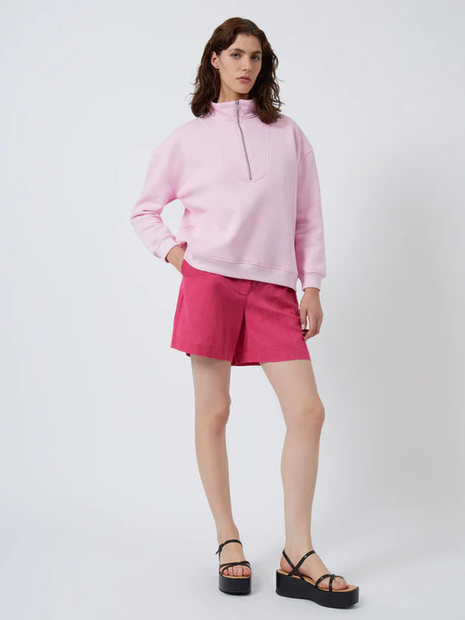 Great Plains Womens Summer Sweatshirt Half Zip Top Blossom