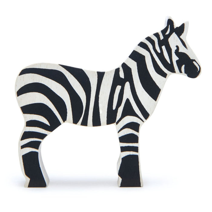 Tender Leaf Toys Wooden Zebra Safari Animal