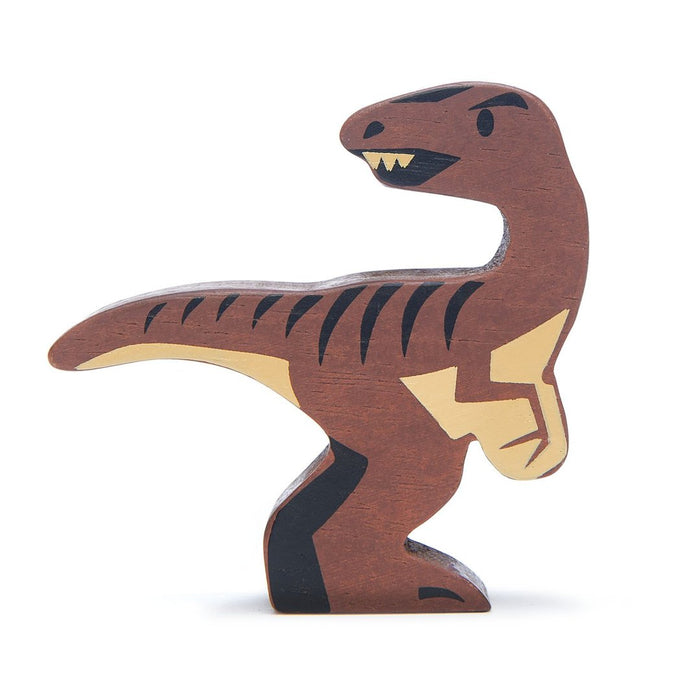 Tender Leaf Toys Wooden Velociraptor Dinosaur