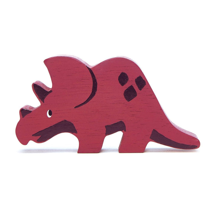 Tender Leaf Toys Wooden Triceratops Dinosaur