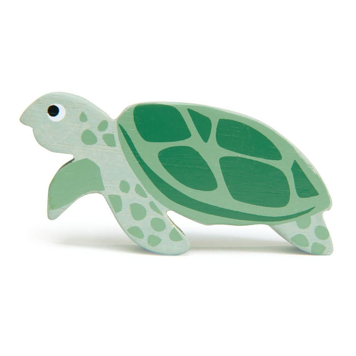 Tender Leaf Toys Wooden Sea Turtle Coastal Animal