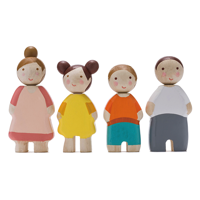 Tender Leaf Toys Wooden Dolls - The Leaf Family
