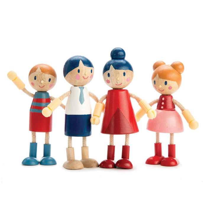 Tender Leaf Toys Wooden Doll Family