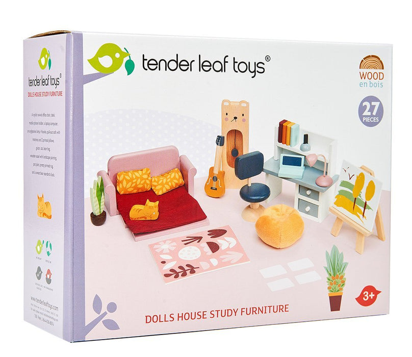 Tender Leaf Toys Dolls House Study Furniture