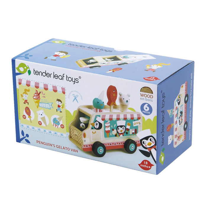 Tender Leaf Toys Penguin's Gelato Van