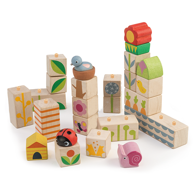 Tender Leaf Toys Wooden Garden Blocks