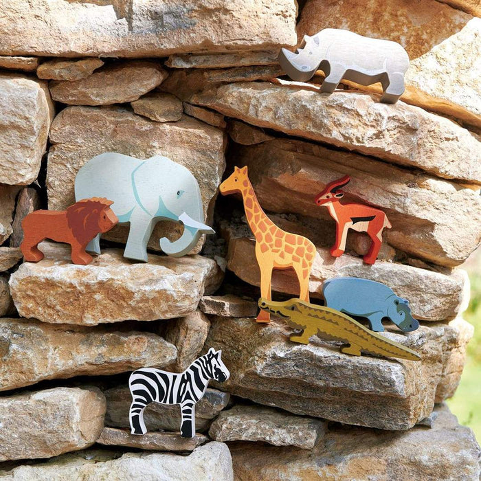 Tender Leaf Toys Wooden Elephant Safari Animal