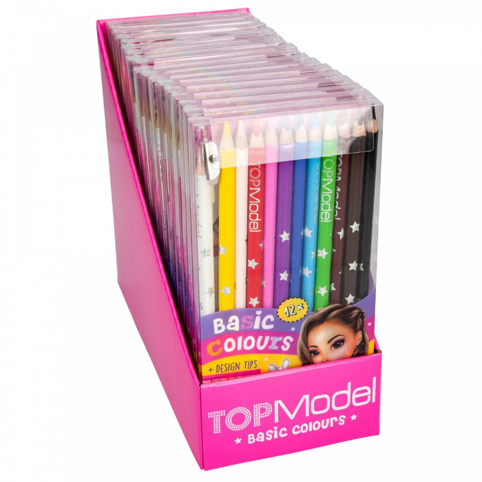 TopModel Coloured Pencil 12 Colours