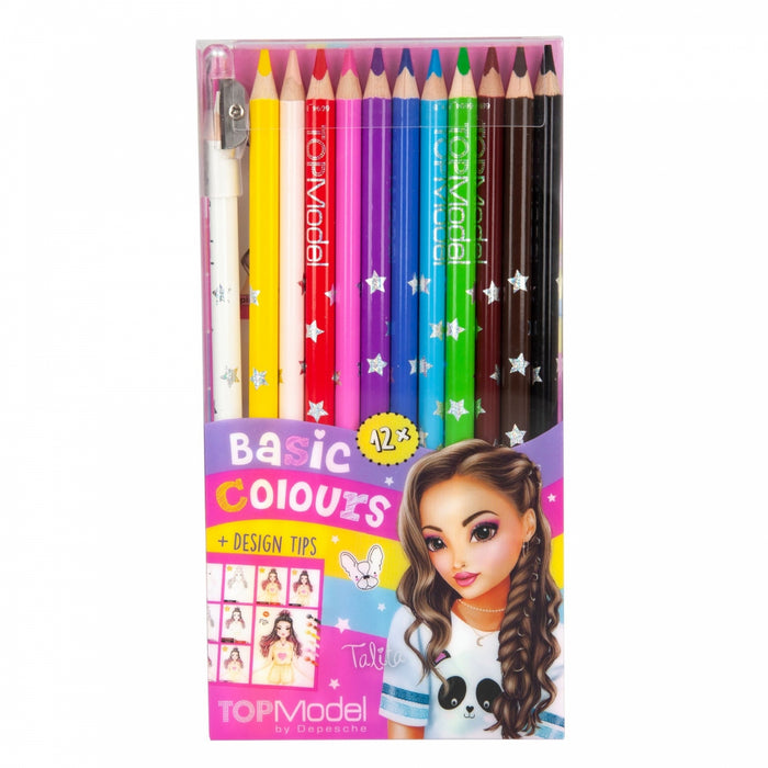 TopModel Coloured Pencil 12 Colours