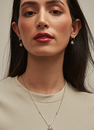 Clogau Tudor Court Spherical Pearl Drop Earrings