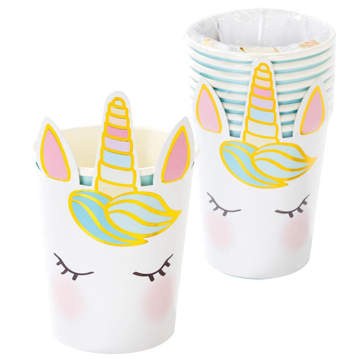 Talking Tables We Heart Unicorns Face Cups - 8 Pack