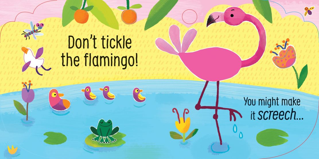 Usborne touchy-feely Don't Tickle the Crocodile!