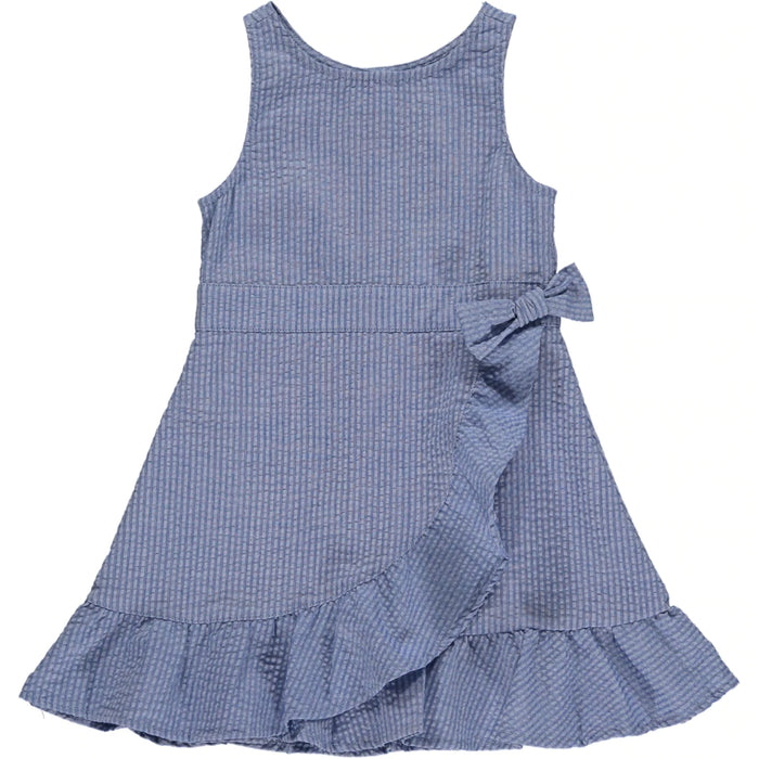 Vignette Blue Seersucker Lila Dress