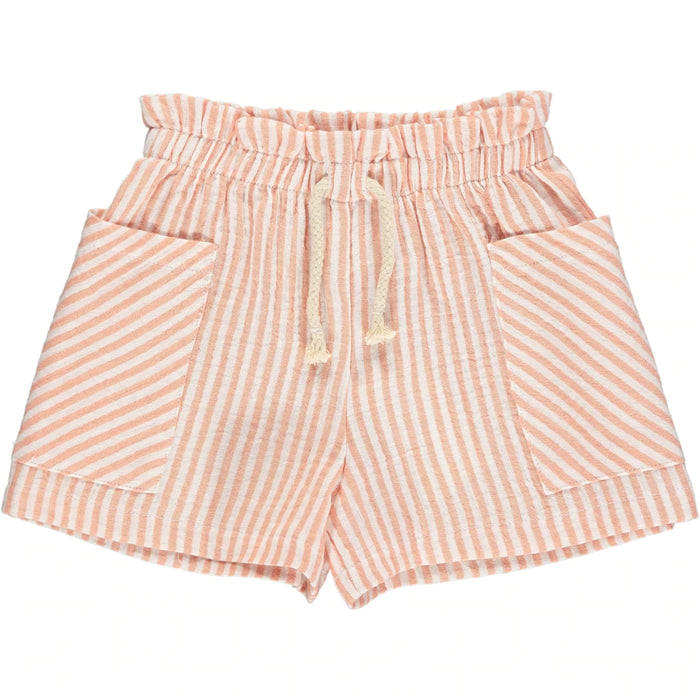 Vignette Peach Stripe Arwen Shorts