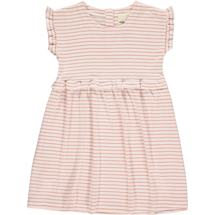 Vignette Pink Stripe Gemma Dress