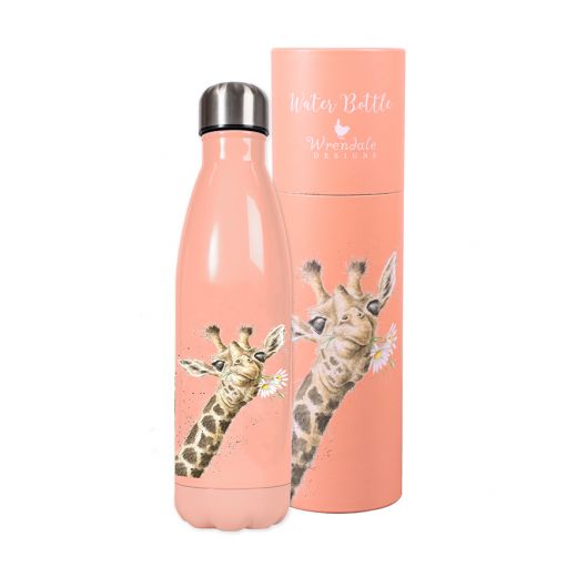 Wrendale Flowers Giraffe Water Bottle