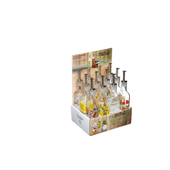 KitchenCraft World of Flavours Italian Oil and Vinegar Drizzlers