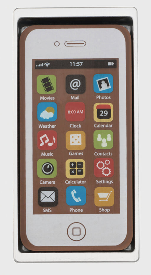 Chocolate Smartphone in White Box